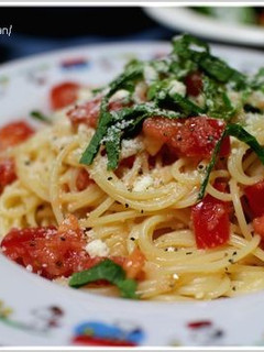 たらことトマトの冷製パスタ-レシピのメイン写真