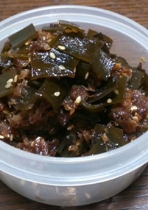 出汁がらで作る！昆布とかつおぶしの佃煮-レシピのメイン写真
