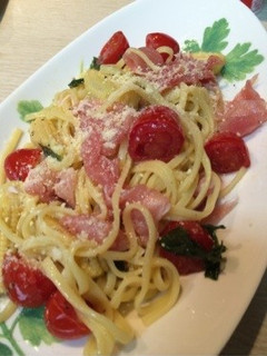 ちょっと本格★簡単冷製生ハム生パスタ-レシピのメイン写真
