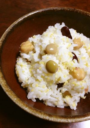 ✳︎もちきびとミックスビーンズごはん✳︎-レシピのメイン写真