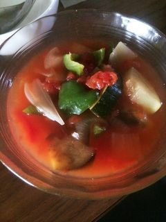 夏野菜たっぷりトマトスープ-レシピのメイン写真