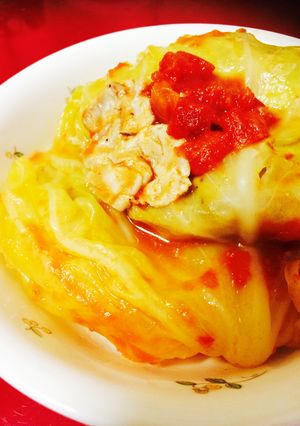 キャベツのミルフィーユ トマト煮-レシピのメイン写真