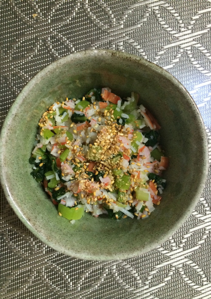カニカマと野沢菜のご飯-レシピのメイン写真