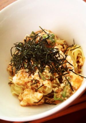 冷やし中華の麺で☆冷製豆腐ごまラーメン-レシピのメイン写真