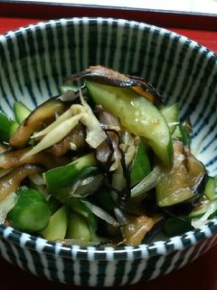 キュウリとなすと茗荷の漬物-レシピのメイン写真