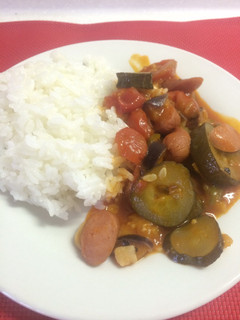 皮なしウイニーと夏野菜でコトコト煮-レシピのメイン写真