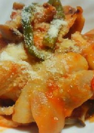 豚バラ肉としめじのトマト煮込み-レシピのメイン写真