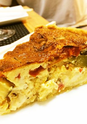 夏野菜のキッシュ、シリコンタルト型で簡単-レシピのメイン写真