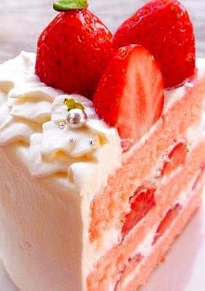 ストロベリースポンジ-レシピのメイン写真