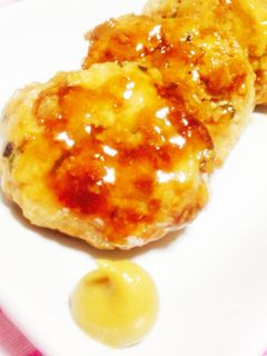 コリッ食感がうま♡蓮根バーグ照りver.-レシピのメイン写真