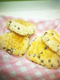 さくさくスコーン。チョコたっぷり-レシピのメイン写真
