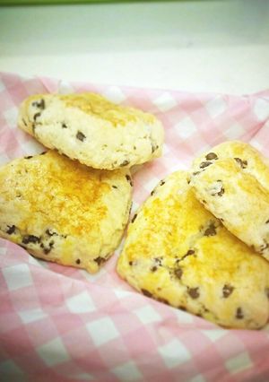 さくさくスコーン。チョコたっぷり-レシピのメイン写真