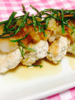 コリッ食感がうま♡蓮根バーグおろしver-レシピのメイン写真
