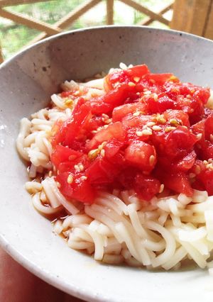 ＊夏のトマト素麺＊幼児食にも♪-レシピのメイン写真