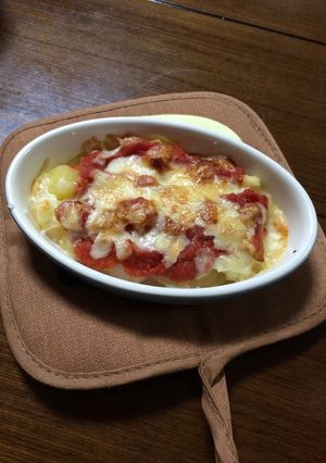 ポテトとトマトのチーズ焼き-レシピのメイン写真