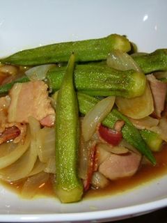 オクラとベーコンのカレー煮-レシピのメイン写真