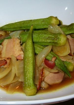 オクラとベーコンのカレー煮-レシピのメイン写真