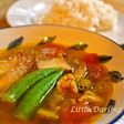 オクラとトマトのスープカレー 夏バテ解消