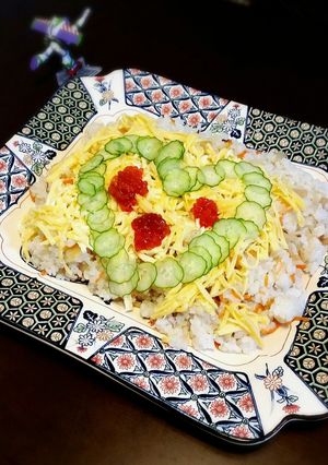超簡単☆可愛い五目寿司-レシピのメイン写真