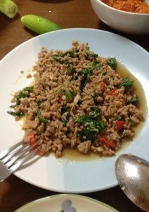 本場タイの味！ガパオ ムーサップ-レシピのメイン写真