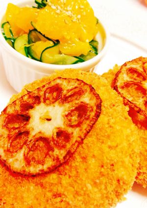 フワッ！肉汁！チキンバーグフライ-レシピのメイン写真