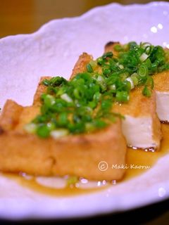 厚揚げにも健康亜麻仁油とろ~んでもう一品-レシピのメイン写真