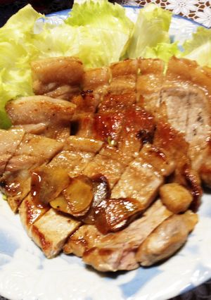 トンテキ簡単、筋切りなしでも旨～い！-レシピのメイン写真