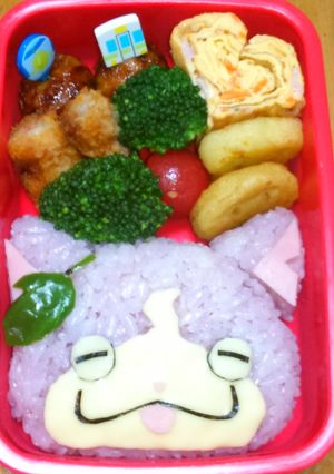 妖怪ウォッチ キャラ弁 ブドウニャン-レシピのメイン写真