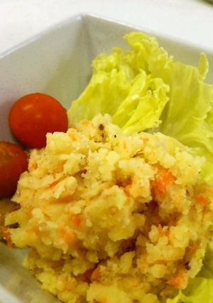 ニンジン搾りかす利用ポテトサラダ-レシピのメイン写真