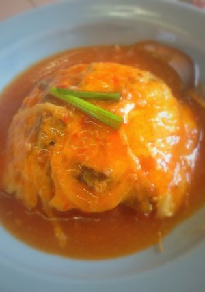 簡単調理　自宅でお手軽天津飯　-レシピのメイン写真