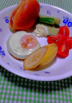 調理室ヨリ〜綺麗な目玉焼きプレート☆-レシピのメイン写真