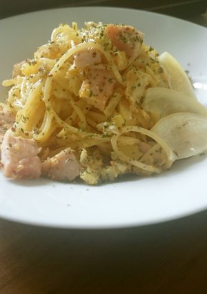 夏のさっぱりカルボナーラ-レシピのメイン写真