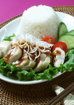 炊飯器で◎簡単シンガポールチキンライス-レシピのメイン写真