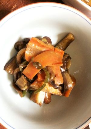 なすと野菜とさつま揚げの炒め煮-レシピのメイン写真