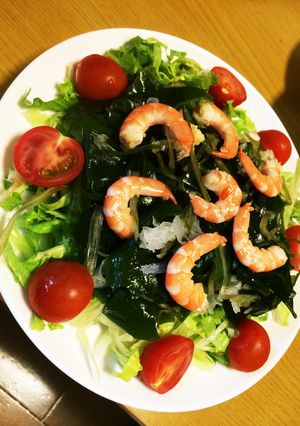 シュリンプ海藻サラダ(^ー゜)-レシピのメイン写真