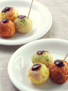 たこ焼パーティー♬カラフルたこ焼き-レシピのメイン写真