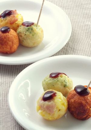 たこ焼パーティー♬カラフルたこ焼き-レシピのメイン写真