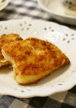 塩麹柔らか☆鶏むね肉のパン粉焼き-レシピのメイン写真