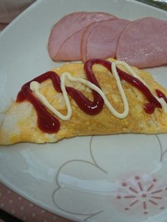 シンプル チーズ入り納豆オムレツ-レシピのメイン写真