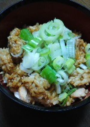 ねぎたっぷり炊き込み鶏カレー-レシピのメイン写真