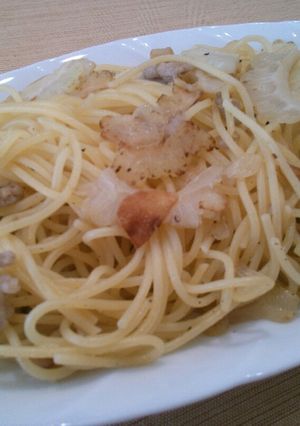 白ゴーヤと豚肉のペペロンチーノ-レシピのメイン写真