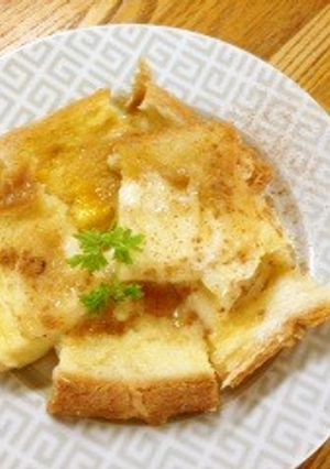 ふわしっとり☆2分で簡単フレンチトースト-レシピのメイン写真