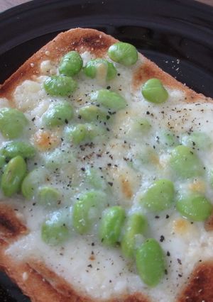 枝豆チーズトースト-レシピのメイン写真