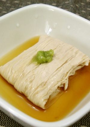 業務用介護食　味付け湯葉のわさび醤油-レシピのメイン写真