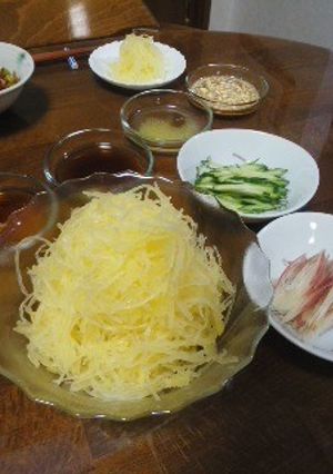 ☆そうめんかぼちゃの簡単サラダ☆-レシピのメイン写真