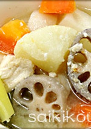 甘糀で作る和風甘酒ポトフ-レシピのメイン写真