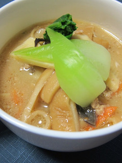板麸の担担麺風スープ-レシピのメイン写真
