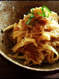 切干し大根 みそ梅肉和え-レシピのメイン写真