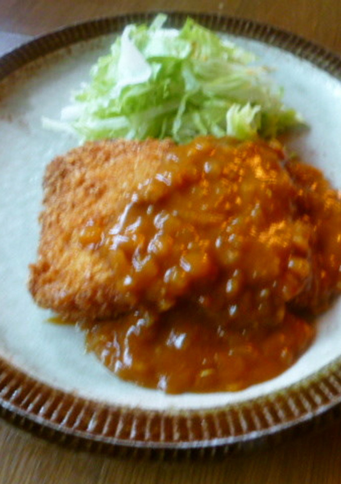 まぐろフライのカレーソース♪-レシピのメイン写真