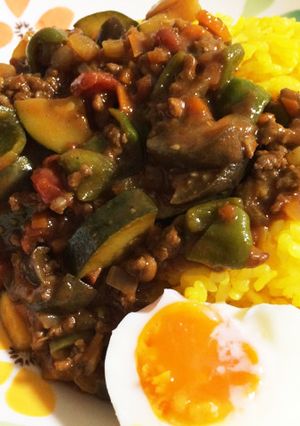 簡単！野菜たっぷりキーマカレー✨-レシピのメイン写真